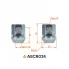Гайка колесная M12x1,5x29, конус, ключ 19, закрытая, хром для а/м Chevrolet ASCR034 AIRLINE