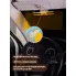 Козырек от солнца 30*13 см, антибликовый, два стекла, универсальное крепление-клипса AIRLINE ASV-AG-01