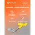 Ключ свечной 250 мм с карданом 21 мм с резиновым фиксатором PRO AIRLINE ATAC024
