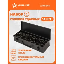 Набор головок ударных шестигранных 3/4 Набор головок ударных шестигранных 3/4