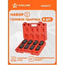 Набор головок ударных шестигранных 3/4 Набор головок ударных шестигранных 3/4