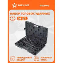 Набор головок ударных шестигранных 3/4 Набор головок ударных шестигранных 3/4