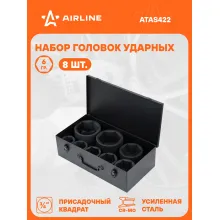 Набор головок ударных шестигранных 3/4 Набор головок ударных шестигранных 3/4