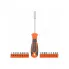 Отвёртка с битами 21 пр. (SL, PH, PZ, HEX, TORX) блистер ATAU040 AIRLINE