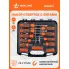 Набор отвёрток и бит 33 пр. (SL, PH, PZ, HEX, TORX, SQUARE) пласт.кейс ATAU041 AIRLINE