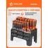 Набор отвёрток, бит и головок 125 пр. в подставке (SL, PH, PZ, HEX, TORX, SQUARE) ATAU051 AIRLINE