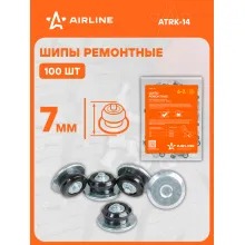 Шипы ремонтные 7 мм, 100 штук сталь AIRLINE ATRK-14