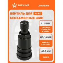 Вентиль для бескамерных шин комплект вентилей латунь 10 шт AIRLINE ATRV525B