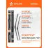 Щетки стеклоочистителя для автомобиля 500/450 мм бескаркасные 2 шт / дворники для автомобиля AIRLINE AWBM006