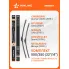 Щетки стеклоочистителя для автомобиля 550/350 мм бескаркасные 2 шт / дворники для автомобиля AIRLINE AWBM017