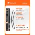 Щетки стеклоочистителя для автомобиля 600/350 мм бескаркасные 2 шт / дворники для автомобиля AIRLINE AWBM031