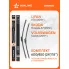 Щетки стеклоочистителя для автомобиля 600/450 мм бескаркасные 2 шт / дворники для автомобиля AIRLINE AWBM043