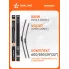 Щетки стеклоочистителя для автомобиля 600/550 мм бескаркасные 2 шт / дворники для автомобиля AIRLINE AWBM060