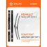 Щетки стеклоочистителя для автомобиля 650/350 мм бескаркасные 2 шт / дворники для автомобиля AIRLINE AWBM069