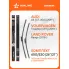 Щетки стеклоочистителя для автомобиля 650/530 мм бескаркасные 2 шт / дворники для автомобиля AIRLINE AWBM089