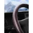 Оплетка на руль XL см универсальная защитная, экокожа с тиснением /коричневый / накладки на руль AIRLINE AWC-SL-04XL