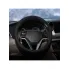 Оплетка на руль М см универсальная защитная, экокожа с тиснением /черный / накладки на руль AIRLINE AWS-LI-19M