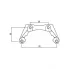 Скоба тормозного суппорта для автомобилей Ford Mondeo III (00-) передняя CF 000764 TRIALLI