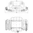 Суппорт тормозной для автомобилей Toyota Land Cruiser Prado (02-) передний левый d=45мм CF 001900 TRIALLI