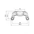 Скоба тормозного суппорта для автомобилей Лада Largus (12-)/Renault Logan (08-) передняя CF 103570 TRIALLI