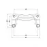 Скоба тормозного суппорта для автомобилей Suzuki Swift (05-)/Splash (08-) передняя CF 204103 TRIALLI