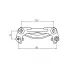 Скоба тормозного суппорта для автомобилей Hyundai Accent (99-)/Getz (02-) передняя левая CF 350141 TRIALLI