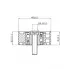 Ролик ГРМ для автомобилей Chevrolet Captiva (06-) 2.0d (опорный) CM 6483 TRIALLI
