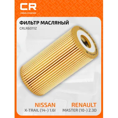 Фильтр масляный для авто FIAT NISSAN OPEL RENAULT CRLR6011Z