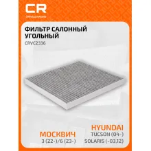 Фильтр салонный для автомобилей HYUNDAI (ACCENT GENESIS TUCSON VELOSTER i40) KIA (CARENS CERATO RIO SPORTAGE) Хендай
