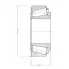 Подшипник ступицы передней наружный для автомобиля Volvo FL6/B12/Mercedes Atego 2/Renault Midliner CS 1713 TRIALLI