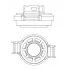 Муфта выключения сцепления для автомобилей Ford Escort III (80-)/IV (95-) 1.3i CT 1014 TRIALLI