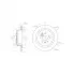 Диски тормозные для автомобилей Chery Tiggo 5 (14-) задние d=322 DF 051310 TRIALLI