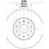 Диски тормозные для автомобилей Chery Fora (06-) задние d=288 окрашенные DF 051311 TRIALLI