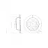 Диски тормозные для автомобилей Great Wall Hover (05-)/H5 задние d=313 DF 062109 TRIALLI