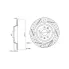 Диски тормозные для автомобилей Geely Atlas Pro (20-) задние d=308 PRO (перфорированные / слотированные / окрашенные) DF 1029s TRIALLI