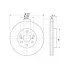Диски тормозные для автомобилей Great Wall Hover H5 (06-) передние d=296 окрашенные DF 105113 TRIALLI