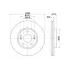 Диски тормозные для автомобилей Kia Ceed (18-) передние d=288 окрашенные DF 117316 TRIALLI