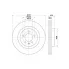 Диски тормозные для автомобилей Land Rover Discovery (04-) 4.4i / Range Rover Sport (05-) 4.4i передние d=337 DF 130105 TRIALLI