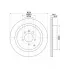 Диски тормозные для автомобилей Land Rover Discovery IV (09-) / Range Rover Sport I (05-) задние d=350 DF 130108 TRIALLI