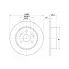 Диски тормозные для автомобилей Geely Coolray (18-) задние d=285 окрашенные DF 165111 TRIALLI