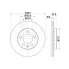 Диски тормозные для автомобилей Skoda Fabia (99-) / VW Polo (01-) передние d=239 DF 180127 TRIALLI
