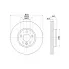 Диски тормозные для автомобилей VW Transporter T4 (90-) / Sharan (95-) передние d=313 DF 185106 TRIALLI