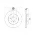 Диски тормозные для автомобилей BMW 5 (F10) (11-) передние d=348 DF 190426 TRIALLI