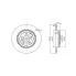 Диски тормозные для автомобилей Land Rover Range Rover Sport (09-) задние d=365 окрашенные DF 190518 TRIALLI