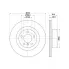 Диски тормозные для автомобилей BMW X3 (F25) (10-) / X4 (F26) (11-) задние d=330 DF 263918 TRIALLI