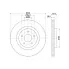 Диски тормозные для автомобилей Nissan Murano (14-) / Pathfinder (12-) передние d=320 DF 266009 TRIALLI