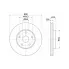 Диски тормозные для автомобилей Geely Emgrand EC7 (07-) передние d=281 DF 270053 TRIALLI