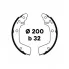 Колодки тормозные барабанные для автомобилей Suzuki Swift (05-) 200x32 GF 4696 TRIALLI