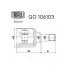 ШРУС внутренний левый для автомобилей Focus II (04-)/C-Max (03-) 1.8i MT GO 106103 TRIALLI