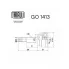 ШРУС наружный для автомобилей Almera N16 (00-) 1.5i без ABS (21 шлц.) GO 1413 TRIALLI